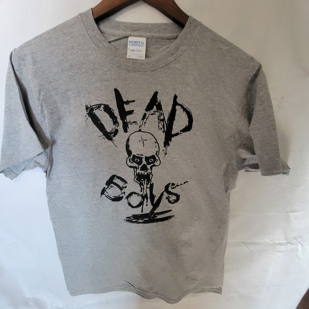 the Dead boys  band t shirt  size small sport gray